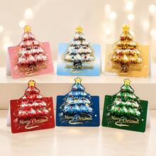 36 tấm thiệp chúc mừng Giáng Sinh cây thông 3D, thiệp lễ Giáng Sinh Merry Christmas, thiết kế đứng gấp được, thiệp ghi chú cây thông nhiều màu, phù hợp cho gia đình và bạn bè, trang trí tiệc mùa đông, quà tặng ông già Noel, dành cho bạn bè, gia đình, bạn cùng lớp - Thiệp chúc mừng - Xem 5