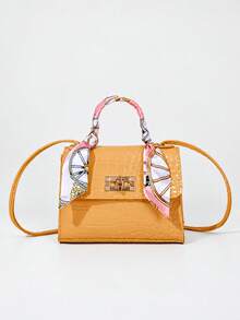 1 buah Tas Tangan Syal Motif Buaya Warna-warni untuk Anak Perempuan, Tas Mini Modis dengan Kunci, Tas Selempang Serbaguna, Cocok untuk Bepergian dan Beraktivitas Sehari-hari, Tersedia Berbagai Warna - Pola Buaya M1334 - View 20