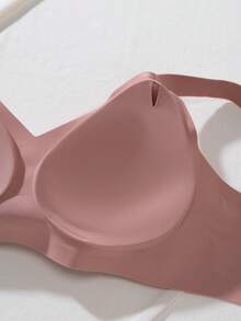 2pcs Jelly Glue Wireless Plus Size Bra With Adjustable Wide Strap, Seamless Back Hook And Eye Closure With 4 Rows For Enhanced Support And Cup Stability, Suitable For Commuting, Daily Wear, Home, Sports And Multiple Occasions, Plus Size Women's Bra - Multicolor - View 7