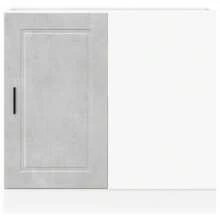 Mesa de jantar vidaXL / Mesa de jantar 80 x 80 x 75 cm em metal - Cinza - Ver 4