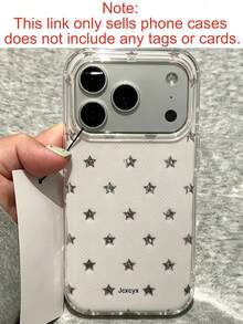 Cute Glitter Plaid Star Laser Glacier Pattern IMD Phone Case, Compatible With IPhone 18 Pro Max 18 Pro 17 Pro Max 17 Pro 17 16 Pro Max 16 Pro 16 15 Pro Max 15 Pro 15 14 Pro Max 14 Pro 14 13 Pro Max 13 Pro 13 12 Pro Max 12 Pro 12 11, Cute Shockproof Phone Case - Baby Pink - View 4