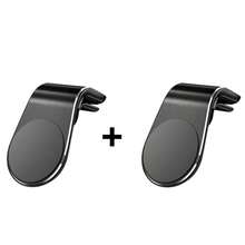 1pc Magnetic L-Shaped Car Air Vent Phone Holder, Horizontal & Vertical Universal, Suitable As Birthday Gift, Home Or Friend's Car Accessory, Car Phone Mount - Upgraded Air Vent - View 20