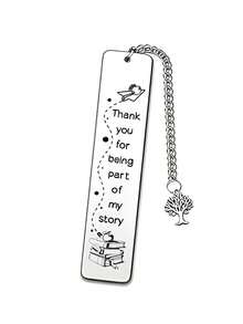 10pcs Stainless Steel Inspirational Bookmarks, Inspirational Bookmark Gift For Teachers - Multicolor - View 3