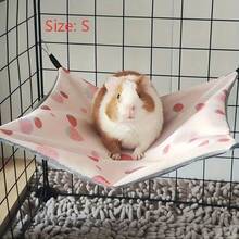 1 Guinea Pig Hammock, All Seasons, Breathable Ice Silk And Crystal Velvet Double-Sided Pet Hammock, Suitable For Guinea Pigs, Rats, Hamsters, And Ferrets - one-size - View 10