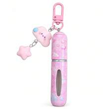 5ml Cloud Series Perfume Atomizer Bottle With Pendant, Portable Bottom-Fill Spray Bottle Keychain Refillable Container - Multicolor - View 7