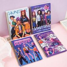 Hasbro 1pc Aesthetic Notebook, High-Quality -Style Journal, Korean Style Student Diary, Colorful Pages, Perfect For School & Daily Use-Four Models Sent At Random - Random - View 3