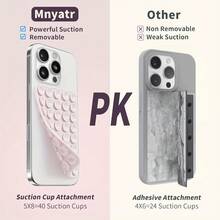 2pcs Silicone Adhesive Phone Holder, Non-Slip Silicone Adhesive Phone Stand, Phone Case Bracket, Hands-Free Phone Accessory, Selfie And Video Stand, Multi-Functional Phone Accessory, Suitable For All Models - Multicolor - View 4