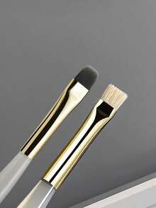 1pc Crystal Multi-Function Nail Art Texture Brush, Line Drawing Gel Brush, Dotting Pen, Professional Nail Salon Tool - Multicolor - View 4