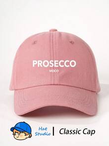 1pc Prosecco Atmosphere Printed Baseball Cap, Classic Casual Fashion Vintage Soft Sweatband Adjustable Size Lightweight Sun Protection Multi-Function Dad Hat, Suitable For Outdoor Sports, Daily Wear, Party Vacation, Perfect Gift For Family And Friends, Applicable For Summer, Beach, Holiday And Travel - Baseball Cap - View 5