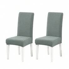 1/2/4/6pcs Diagonal Stripe Chair Cover, Decorative Dust-Proof Elastic Full Coverage Chair Slipcover, Removable And Washable - Multi-color - View 56