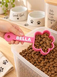 1pc Personalized Custom Pet Feeding Spoon, Customizable Pet Name, 3D Printed Cat Dog Feeding Spoon, Custom Pet Name Measuring Spoon, Pet Feeding Accessory, Unique Pet Gift - Multicolor - View 2