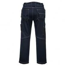 Portwest Mens PW3 Work Trousers - Navy/Black - View 2