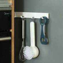 1pc Scalable Gap Hook, No Drilling Hook For Kitchen, Bathroom And Bathroom, Cabinet Pull-Out Hook - Multicolor - View 2