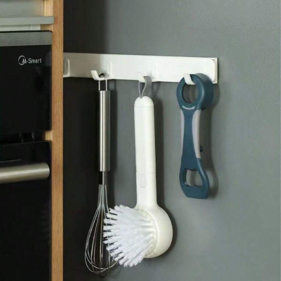 1pc Scalable Gap Hook, No Drilling Hook For Kitchen, Bathroom And Bathroom, Cabinet Pull-Out Hook