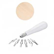 Linocut Tools - Premium Linoleum Carving Tools With 6 BladesIdeal For Block Printing, Stamp Making, And Linocut Tools For Printmaking- Arts And Crafts Tools For Beginners And Artists - 8-piece Set - View 12