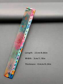 Professional Salon Hair Cutting Tools, Hair Cutting Comb, Easy-To-Use Styling Hair Comb, Essential Home Styling Comb, Tail Comb, Women's Hair Comb, Men's Hair Comb, Etc. - Multicolor - View 10