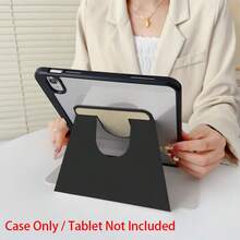 Tablet Protective Case, 360° Rotatable & Foldable, Exquisite Printed Pattern, Shockproof, Anti-Slip, Anti-Scratch, Supports Auto Sleep/Wake, Acrylic Material, Lightweight & Foldable, With Stand Design - Multicolor - View 9