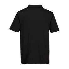 Portwest Mens DX4 Polo Shirt - Black/Yellow - View 2
