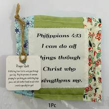 1/2pcs Cross Prayer Blanket - Pocket Size Mini Prayer Blanket - Handmade Colorful Throw Blanket - Christian Spiritual Encouragement Gift, Birthday Gift, Graduation Gift - Multicolor - View 8