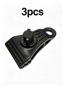 Heavy Duty Tarp Clips, Adjustable Screw Thumb Tent Clips, Black Plastic Awning Fasteners, Strong Grip Windproof Lock, Suitable For Outdoor Camping, Garden Shade, Pool Cover, Hiking Essentials, Summer Selection - Tarpaulin Clip - View 8
