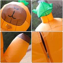 Cartoon Capybara Costume Inflatable For Adult Fancy Halloween Cosplay Party Dress Performance Inflated Garment Air Blow Suit - Multicolor - View 8