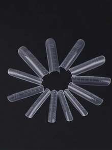 1 Box Of Phototherapy Extension Gel Nail Molds Nail Tools (120 Pieces) - Clear - View 6