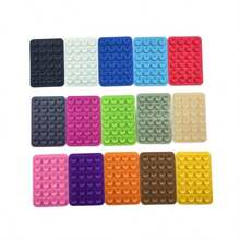 Silicone Suction Cup Phone Sticker, Strong Adhesion Double-Sided Suction Cup Pad, Multi-Functional Portable Phone Holder Stand, Hands-Free Selfie & Video Watching Suction Cup, Soft Silicone Material Won't Damage Phone Surface, Multiple Suction Cups Firmly Attach, Powerful Suction Force, Securely Fixes Phone, Frees Up Your Hands. Built-In Adhesive Design, Stable Attachment Without Easy Detachment, Washable And Reusable - A - View 3