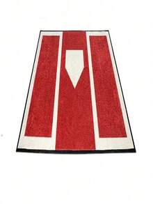 1pc Baseball Batting Mat, Extra Large Thick Durable Hitting Pad For Training, Practice And Competition - Multicolor - View 9