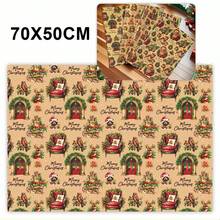 4/8PcsChristmas Wrapping Paper,50x70cm Luxury Holiday Gift Wrap With Santa Claus, Nutcracker,Magic Portal&Gift Bear Prints, Christmas Gift Packaging Paper For Presents,Birthday,Holiday Parties, DIY Crafts&Festive Decorations,Christmas Wrapping Paper - Multicolor - View 9