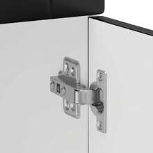 vidaXL Armoire de cuisine Porto noir bois d'ingénierie - Noir - Voir 9