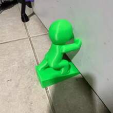 Cartoon Figure Door Stopper, Solid Weight Design Prevents Tipping, Holds Door Open To Prevent Wind-Closing And Wall Bumping. Unique Human-Shaped Sculpture With Outstanding Aesthetics, Suitable For Entryway, Bedroom, Study, Blocks Door Gap And Prevents Sliding, Decorative And Storage 2-In-1, Novel And Practical Small Gift. - A - View 8