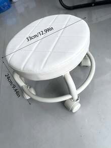1pc Lightweight Portable Small Universal Wheel Shoe Bench, High Load-Bearing Wear-Resistant Base, Smooth Sliding Without Jamming, Movable Stool, Modern Minimalist INS Home Style, Solid Color Square Design, Quiet Universal Wheels With Flexible Steering, Thickened Seat Surface Anti-Pressure And Durable, Multi-Functional Storage Tea Table Stool, Low-Cost Rental Home Renovation Essential, Entryway Shoe Changing Use, Living Room Tea Table Side Spare Seat, Bathroom Balcony Leisure Small Seating, Youth Rental Home All-Season Universal Movable Stool - Multicolor - View 8