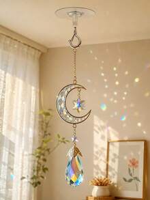 Heavy Duty Self-Adhesive Ceiling Hooks - PVC Drill-Free Hooks, Suitable For Hanging Balloons, Wind Chimes, Lights, Plants, Etc. - Multi-Functional Non-Damaging Wall Hooks, Suitable For Home And Commercial Use, Multi-Purpose | Adhesive Installation - Clear - View 5