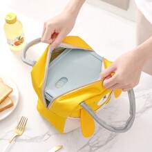 1pc Baby Cartoon Animal Insulated Lunch Bag, Baby Food Storage Bag, Portable Handheld Travel Bag - Multicolor 1 - View 4