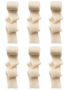 3 Rolls Champagne Chiffon Ribbon, 1.57 Inches X 16.4 Yards - Suitable For Gift Wrapping, Wedding Decor, Bouquets And DIY Crafts, Applicable For Bridal Bouquets And Wedding Invitations, Gift Wrapping Ribbon | Holiday Ribbon | Soft Texture Ribbon, Gift Box Decoration Bows - Multicolor - View 12