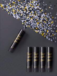 1pc Large Colorful Confetti Popper, Handheld Twist Fireworks Tube, Suitable For Graduation Party Decoration, Wedding Birthday Anniversary Celebration Gender Reveal Decoration, New Year Mother's Day Graduation Decoration - Multiple Styles - View 3