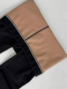 2/1 Pair 80g Black Sheer Tights, Black Skin-Tone Leggings, Daily Stockings, Fashionable Versatile All-Match - Black - View 2