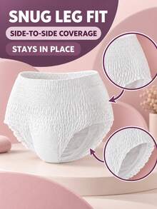 5/16/36pcs Women's Period Panties, Comfortable & Soft, Ultra-Thin & Breathable, Suitable For Various Body Types, Leak-Proof & Absorbent, Perfect For Period Travel Or Business Trips - Menstrual Pants - View 3