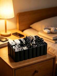 Cable Management Tray, Essential Electronic Storage Accessory, Home And Office Desktop Drawer-Style Cable Organizer (Retractable Drawer Organizer), Home Storage Desktop And Drawer Organizer - Multicolor - View 5