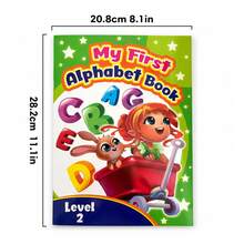Lachilly Montessori Alphabet English Words Building Workbook Number Math Workbook Activity Book For Kids Kindergarten Preschool Educational Toy Daily Practice Book Addition, Subtraction Practice Worksheet - Multicolor - View 3