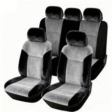 Winter Arctic Fleece Car Seat Cover Full Coverage Thickened Fleece Warm Anti-Slip Non-Shedding Seat Cover - Car Seat Covers - View 22