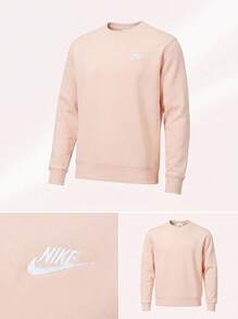 Nike Men's Sports & Outdoor Hoodies Versatile Warm Lightweight Weekend Sports Commuting Pink BV2662-664 - Washed Coral/White - View 3