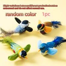 Christmas Realistic Crinkle Sound Bird-Shaped Cat Toy Set, Feather Plush Cat Kicker Toy, Suitable For Indoor Cats To Relieve Boredom And Stimulate Hunting Instincts, Cat Puzzle Toy - View 11