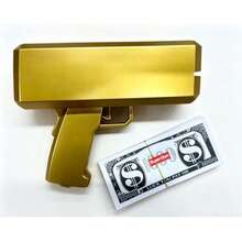Super Money Gun Toy, Perfect For Lively Party Atmosphere, Suitable For Football Games And Competition Parties, Includes 10 Pieces Of Prop Dollars - Multiple Styles - View 10
