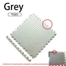 4/8/12pcs Interlocking Leaf Pattern Puzzle Crawling Mat, Shock-Absorbing Floor Mat, Thickened Bedroom Mat, Suitable For Patio, Gym, Yoga Studio, Training Room, School Protective Flooring, Multi-Color, 11.81*11.81 Inches, Better Effect After Ventilation - 30*30 Crawling Mat - View 21