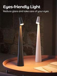 Rechargeable Cordless Desk Lamp, Dimmable Touch LED Handheld Table Lamp, Office Light, Living Room Outdoor Camping Desk Lamp - Multicolor - View 7