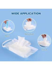 1PC Portable Wet Wipes Dispenser, Lightweight Container, Bathroom Tissue Holder, Essential For Household And Outdoor Travel - A - View 3