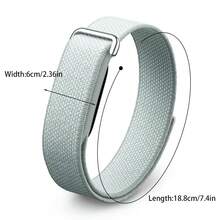 Compatible With Air Band Sport Nylon Performance Loop Strap, Adjustable Breathable Lightweight Woven Replacement Wristband For Fitness Tracker - Air - View 4