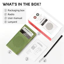 Pocket Radio AM FM Radio Small Pocket Transistor Radio Support FM AM Radios With Tuning Light, Personal Simple Radio For Elderly With Speaker - View 10