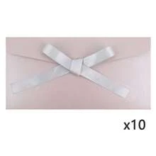10pcs Colorful Envelopes, Creative High-End European Style Envelopes With Bows, Thick Pearlescent Paper, Long Envelopes, Suitable For Holidays And Back To School Season - 10 Pcs - View 26